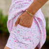 Active Vibe Pink Patchwork Active Dress