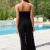 Tabitha Black Strapless Jumpsuit
