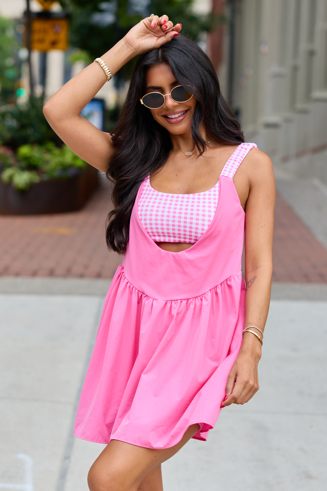 6-8_Nashville_HB_06-08-26_21651__219522.png Fresh Pace Bubblegum Pink Gingham Dress