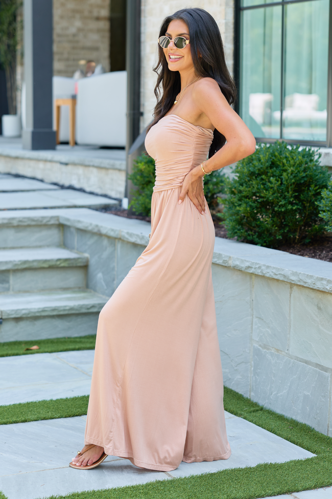 Tabitha Brown Sleeveless Jumpsuit