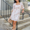 Daydream Darling Ivory Multi Mini Dress