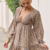 Here We Are Printed Mini Dress