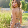 Petals & Sunshine Brown Floral Maxi Dress