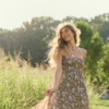 Petals & Sunshine Brown Floral Maxi Dress