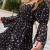 Winslow Black Floral Dress SALE