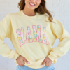 Mama Block Lemons Yellow Graphic Sweatshirt