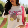 Softball Mom Ivory Comfort Colors Graphic Tee