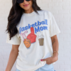 Basketball Mom Ivory Comfort Colors Graphic Tee