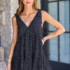 Made You Look Black And White Polka Dot Mini Dress