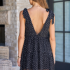 Made You Look Black And White Polka Dot Mini Dress